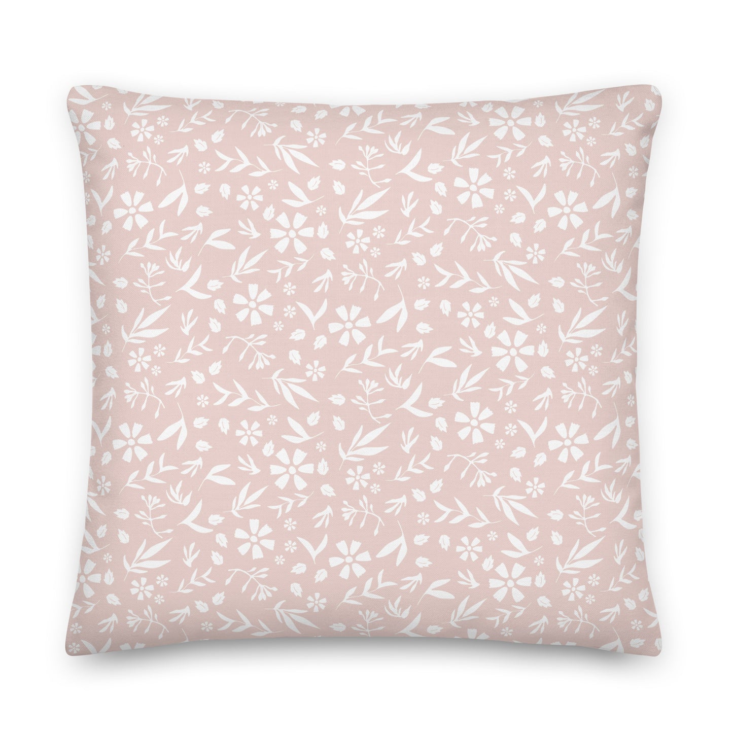 Modern botanical Floral Pattern Pillow- Soft or Linen