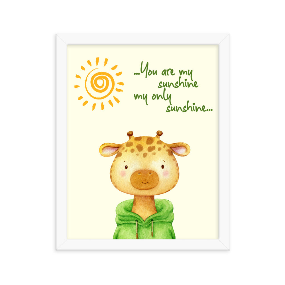 You are my sunshine prints framed poster 1 of 3