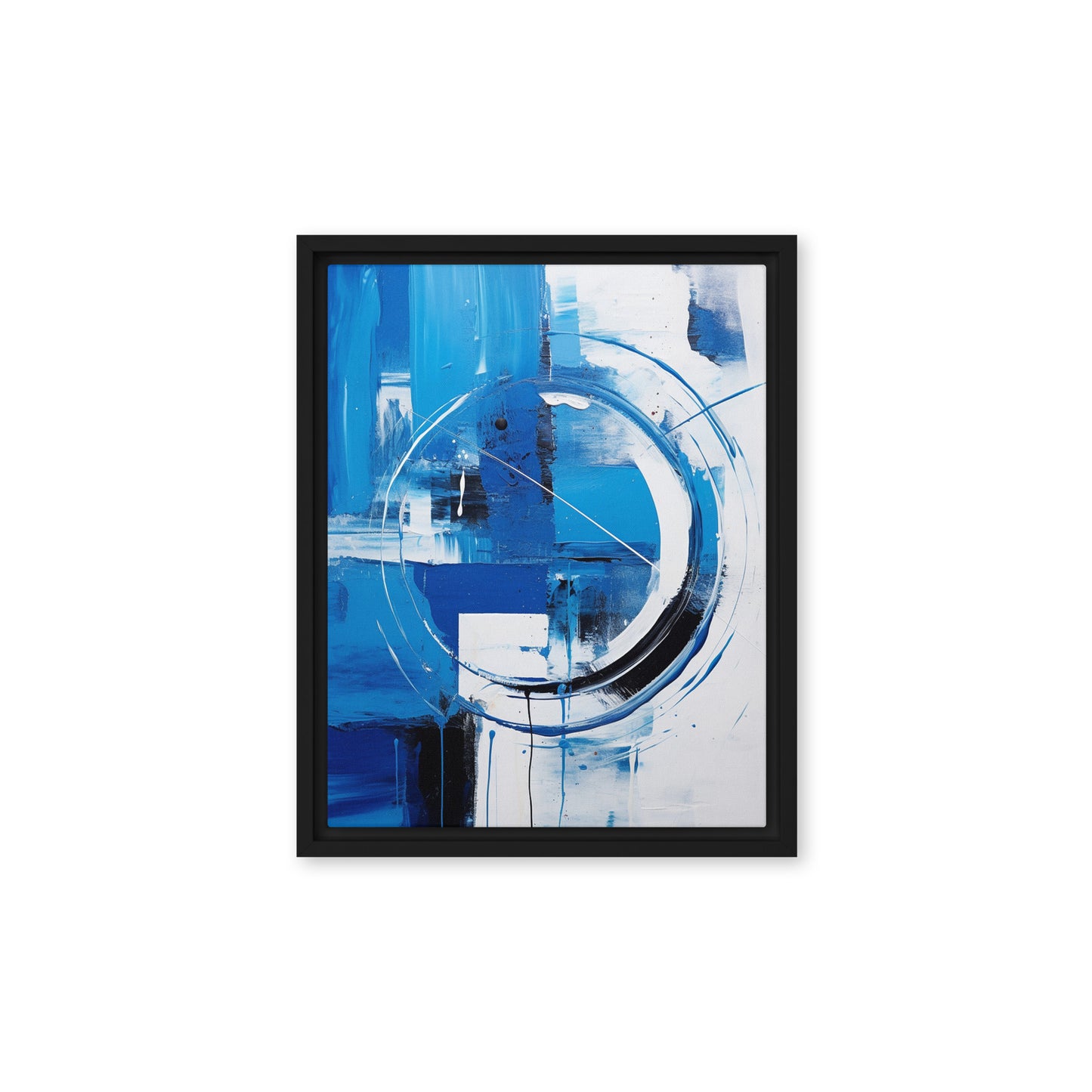 Celestial Mystery Abstract Framed Canvas 1 of 2
