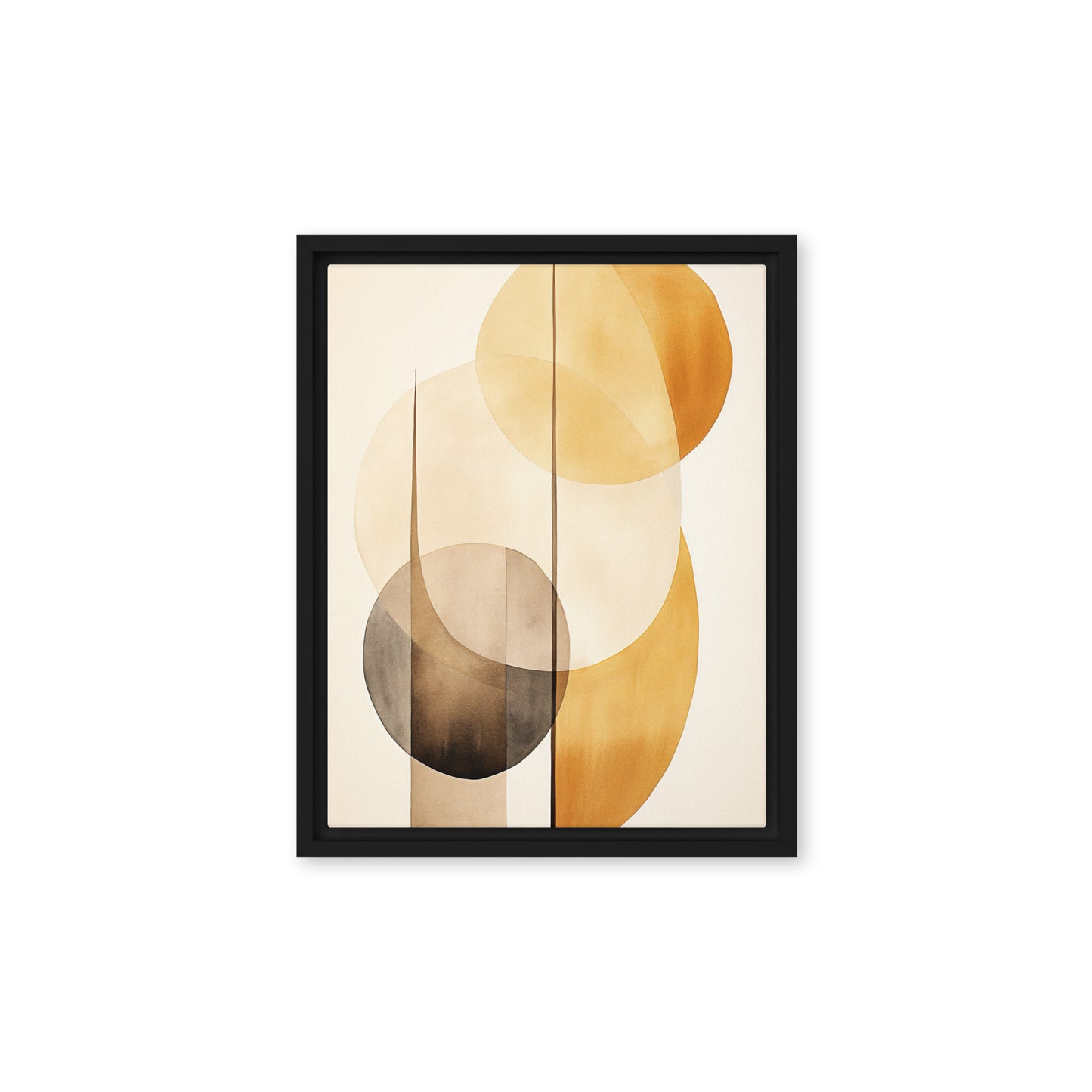 Circadian Symphony Abstract Framed Canvas