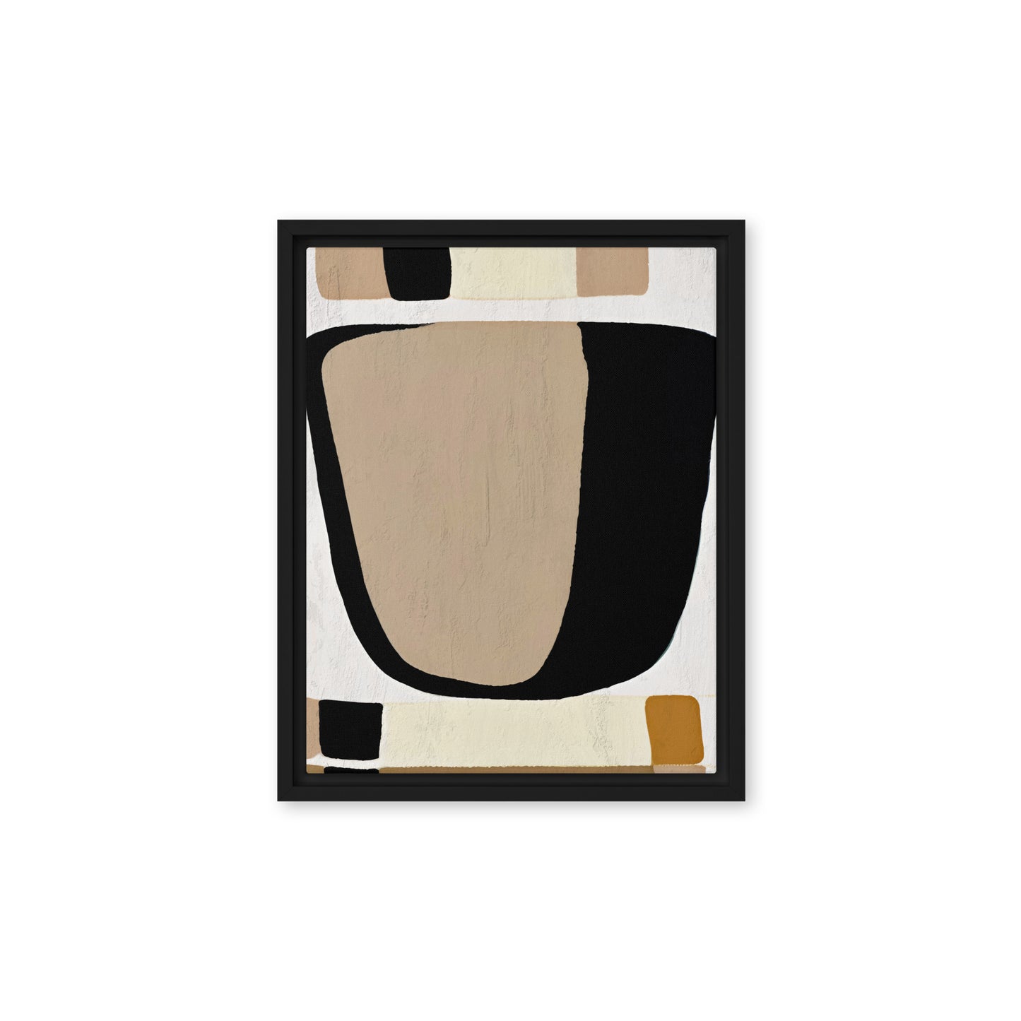 Enigmatic Enchantment Abstract Framed Canvas