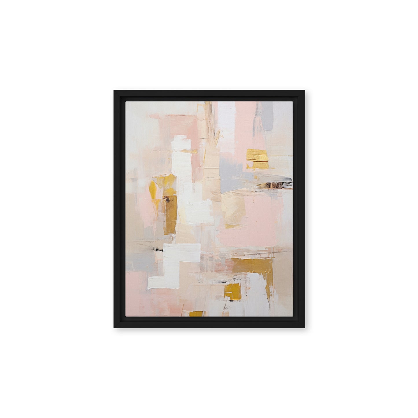 Gentle Essence Abstract Framed canvas