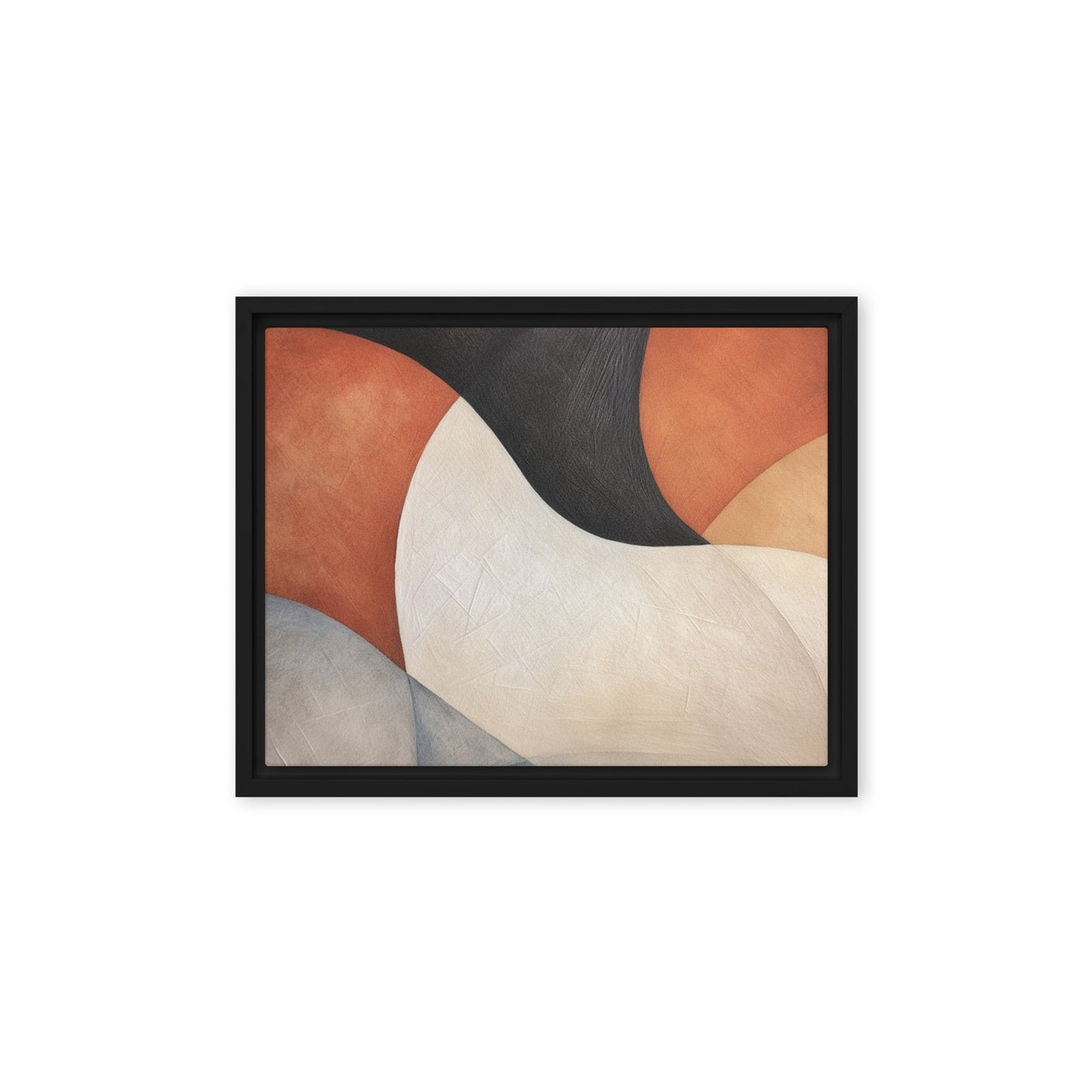 Dreamy Palette Two Abstract Framed Canvas