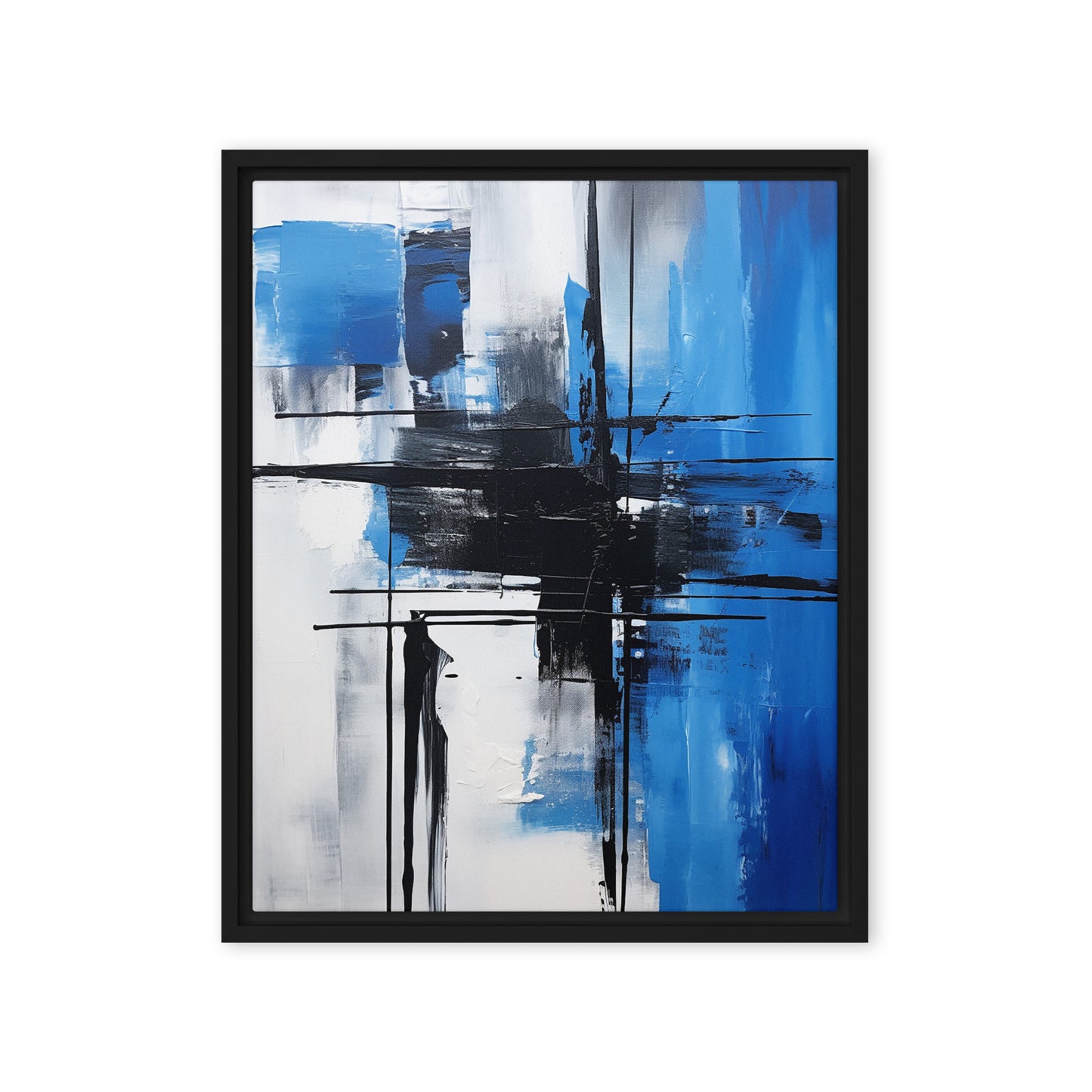 Celestial Mystery Abstract Framed Canvas 2 of 2