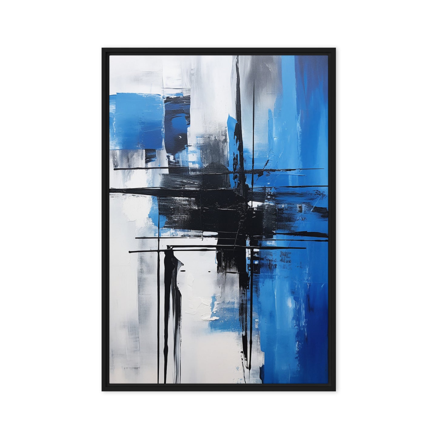 Celestial Mystery Abstract Framed Canvas 2 of 2