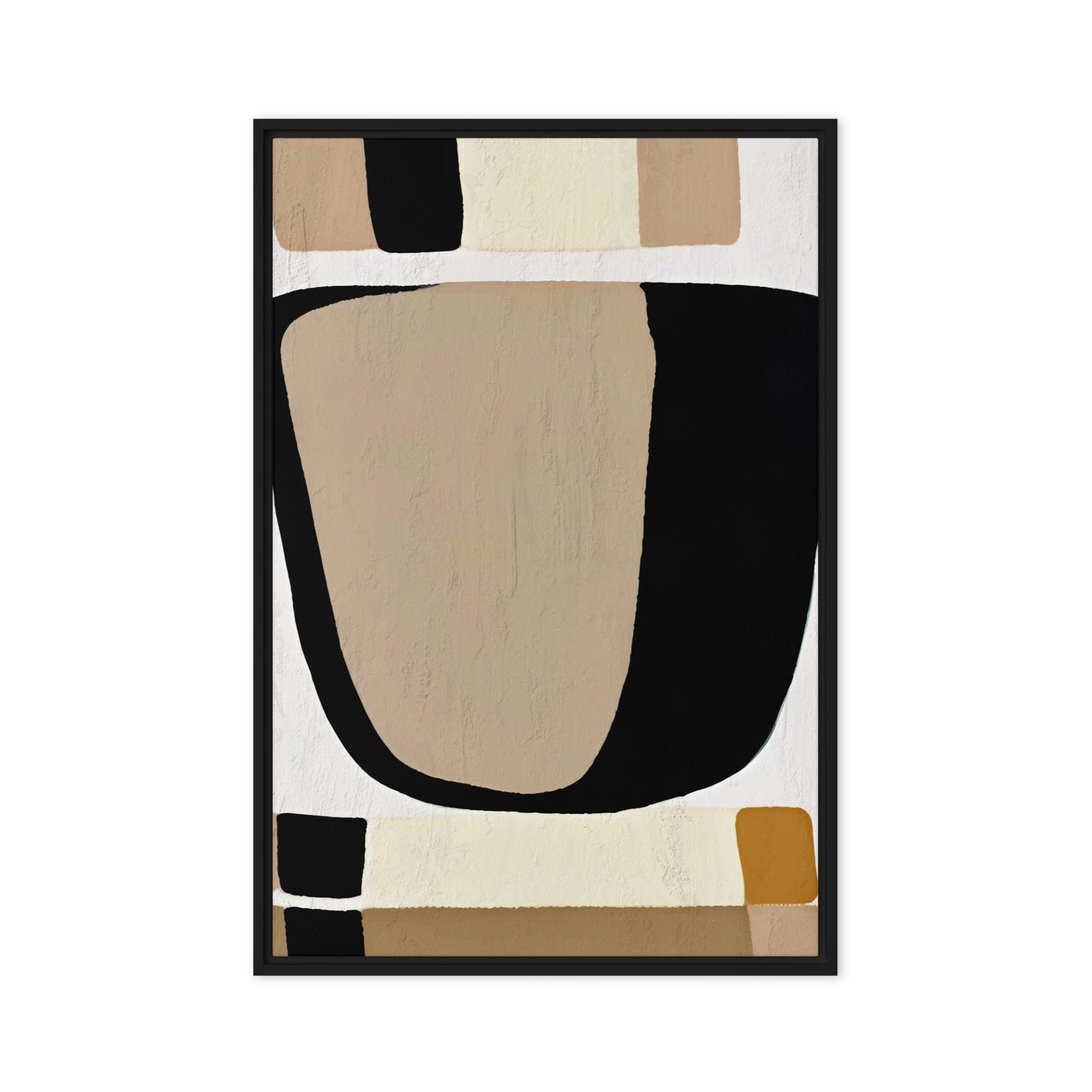 Enigmatic Enchantment Abstract Framed Canvas