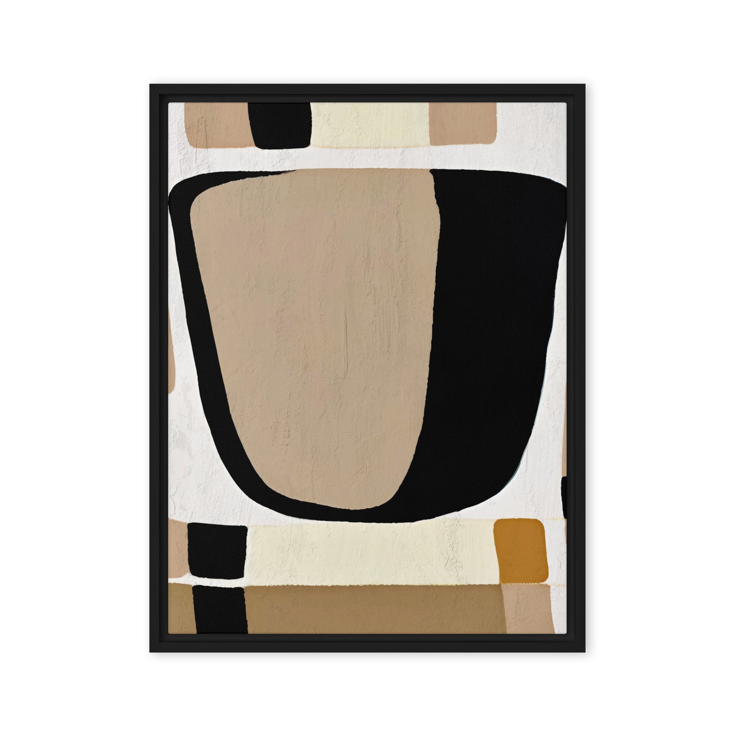 Enigmatic Enchantment Abstract Framed Canvas