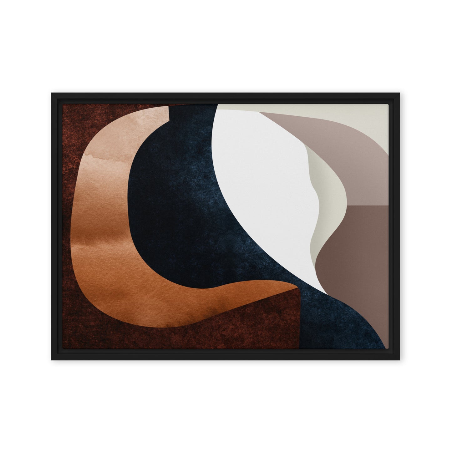 Dreamy Palette Abstract Framed Canvas