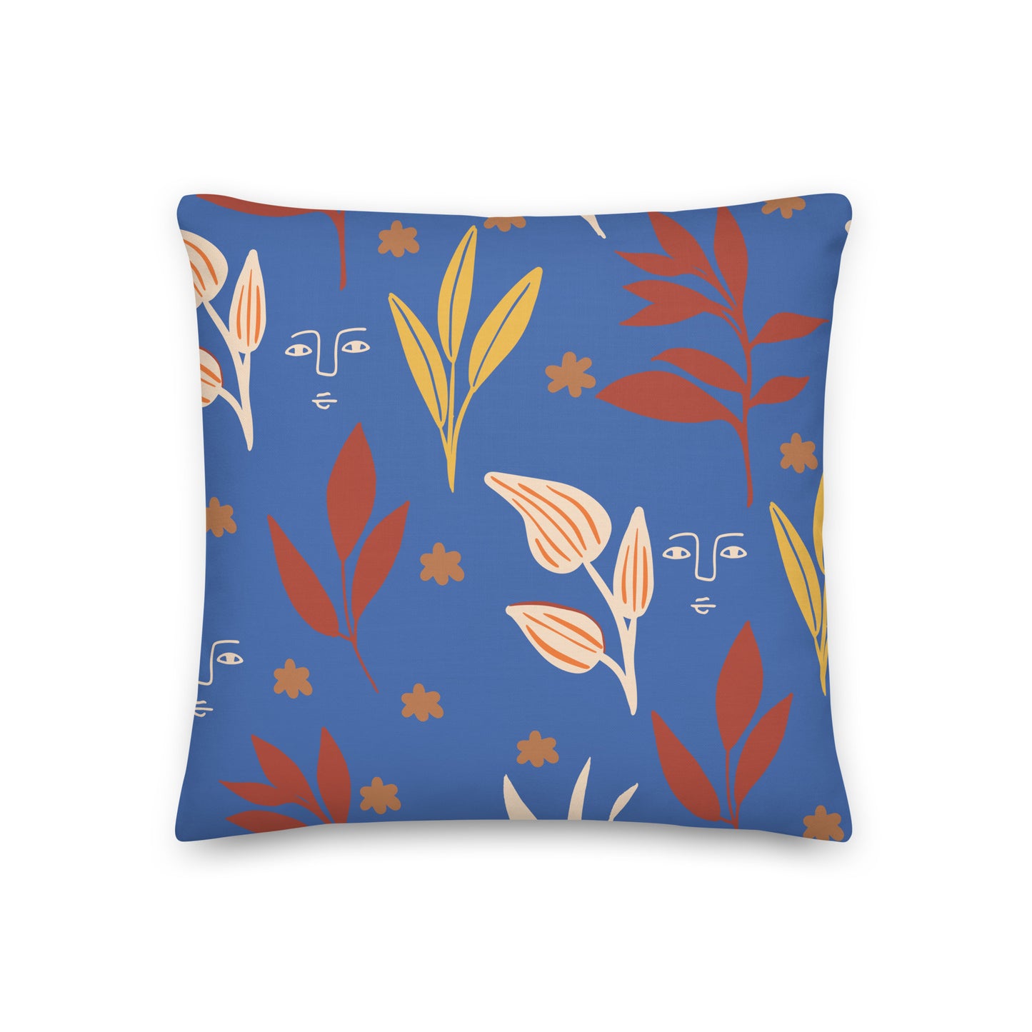 Blue Forest Pillow- Soft or Linen