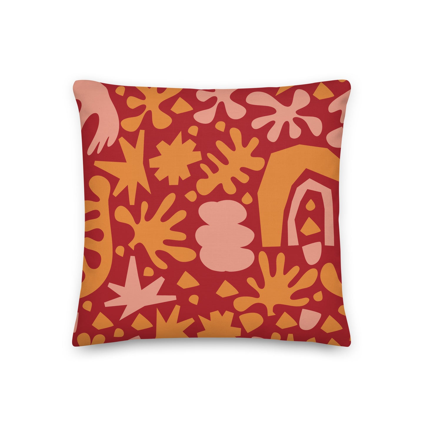 Hand Drawn Style Illustration Pillow- Soft or Linen