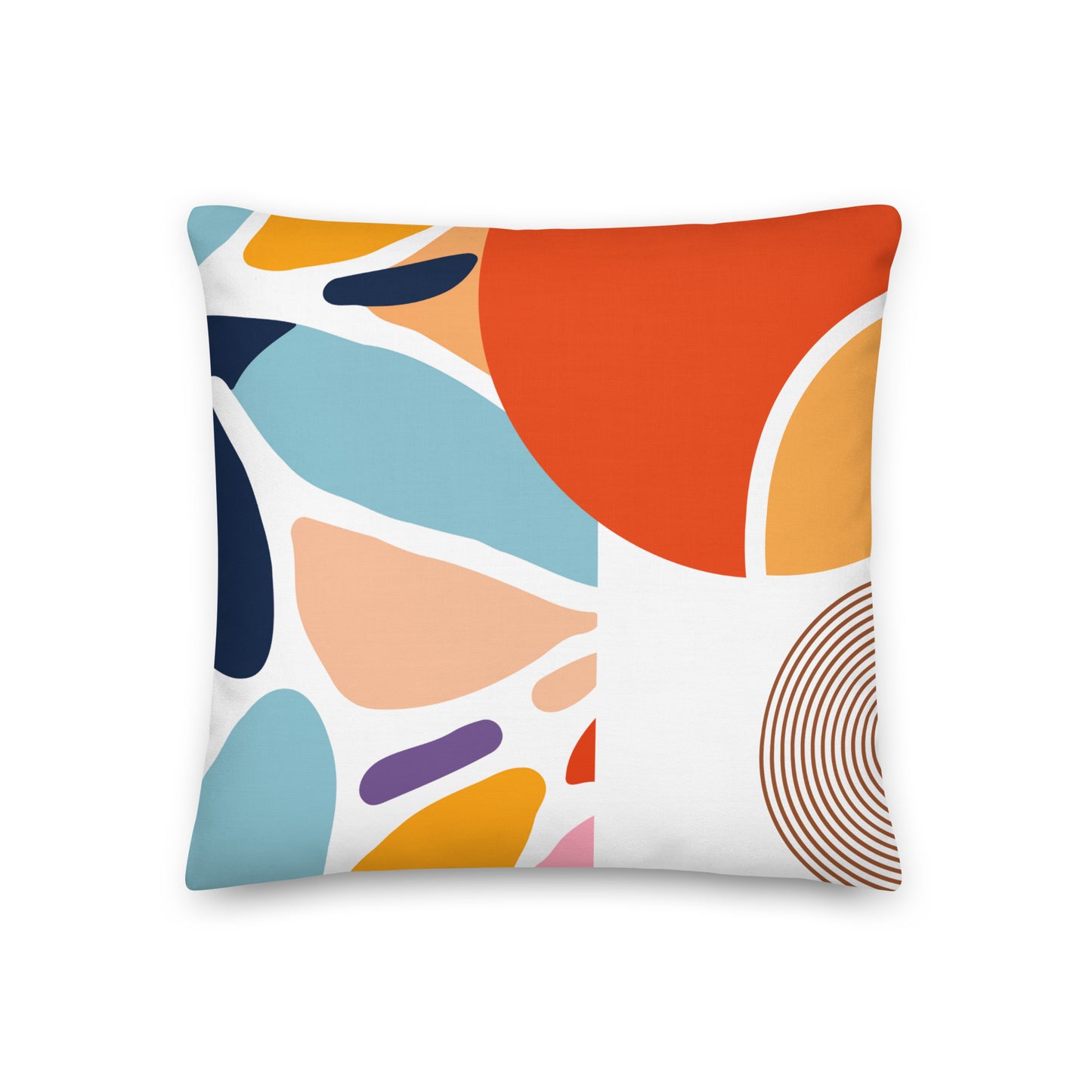 Matisse Minimal Abstract Floral Pillow- Soft or Linen