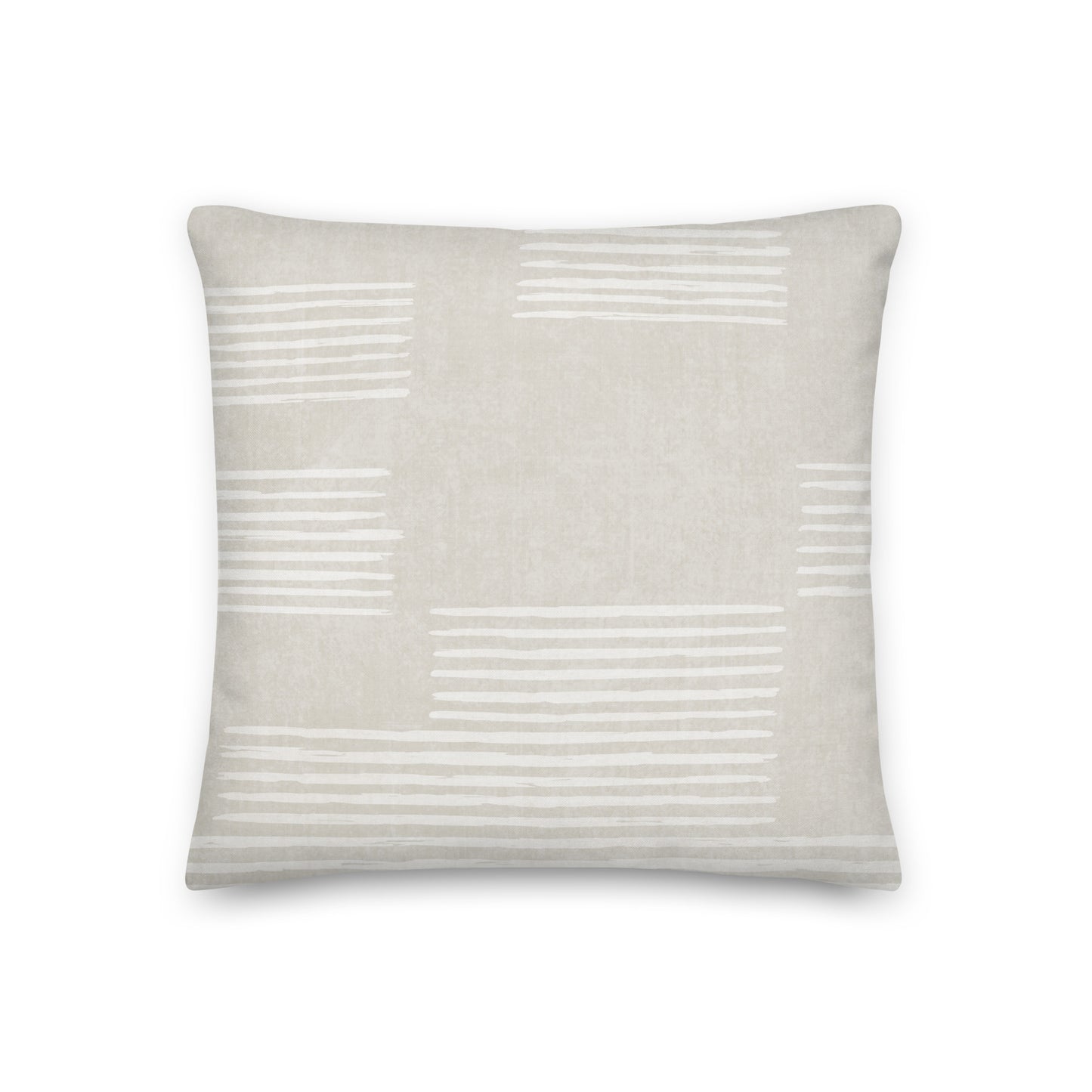 Abstract Hand Drawn Linen Pillow