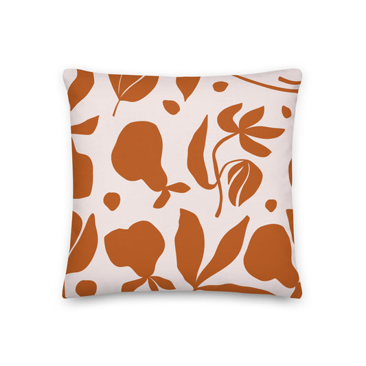 Groovy Floral Patterns Matisse Inspired Pillow - Soft or Linen