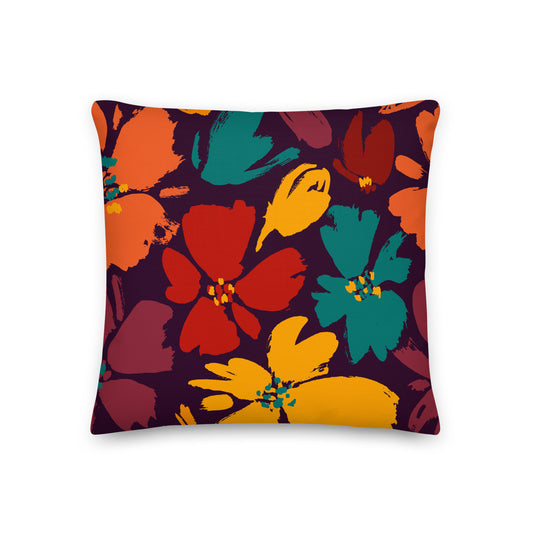 Fall Matisse Inspired Pillow- Soft or Linen