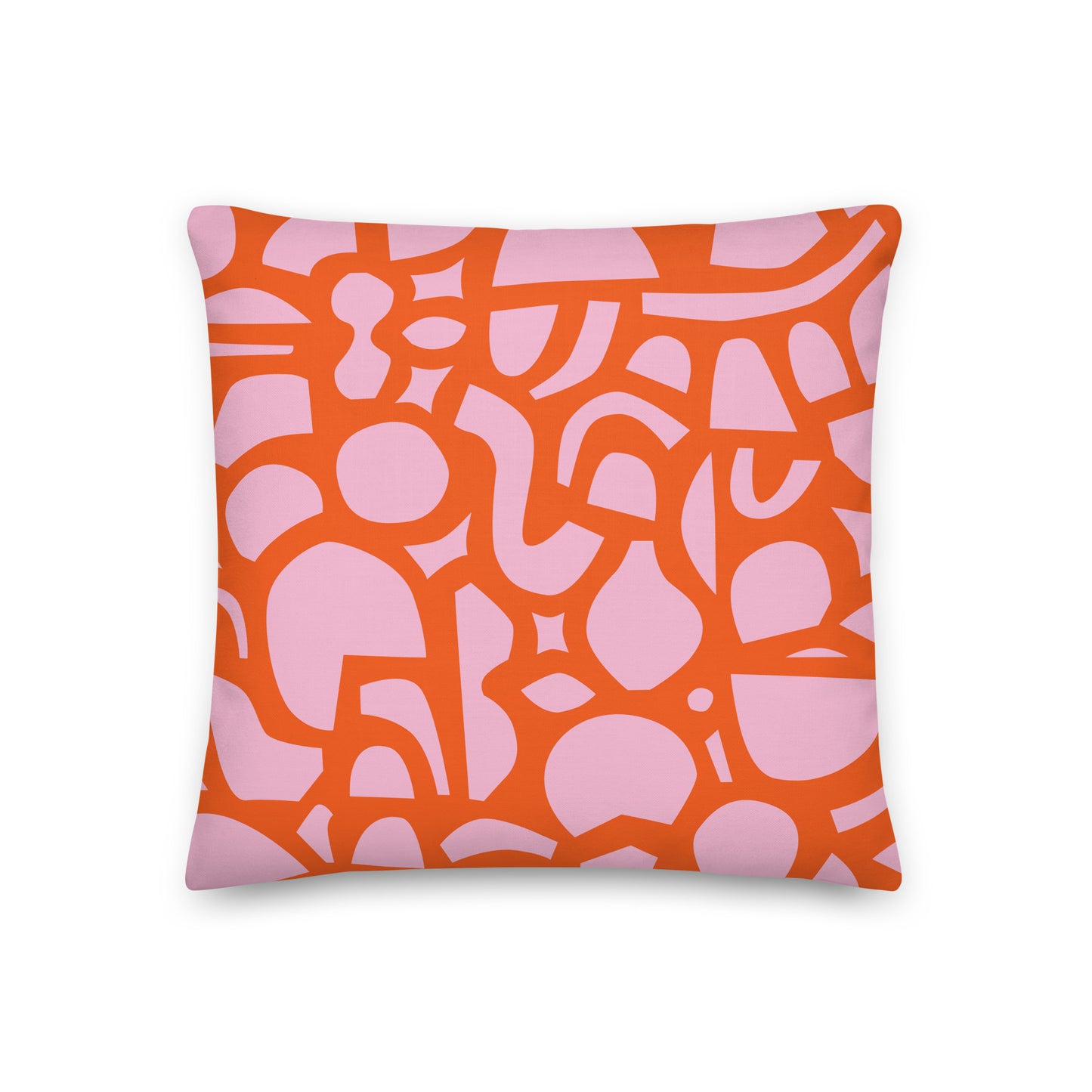 Contemporary Simple Geometric Shapes Pillow - Soft or Linen