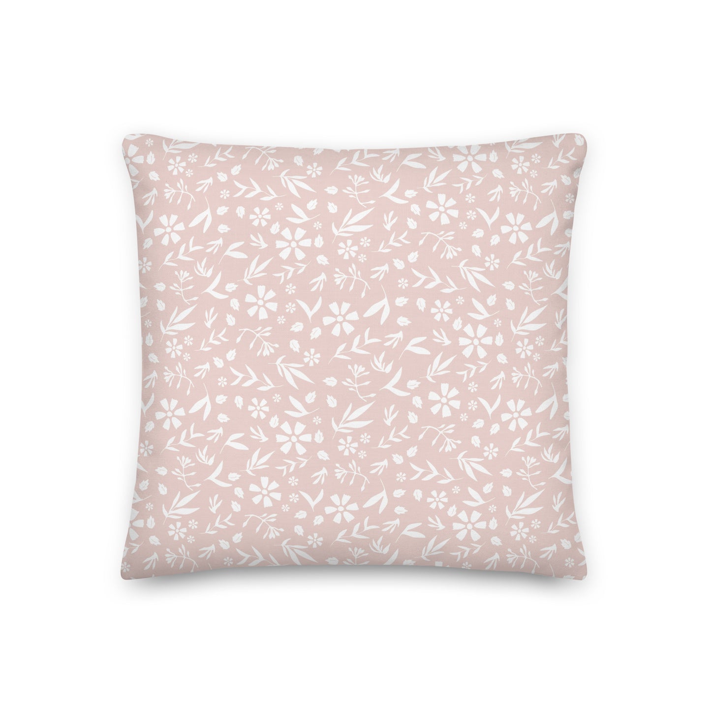 Modern botanical Floral Pattern Pillow- Soft or Linen