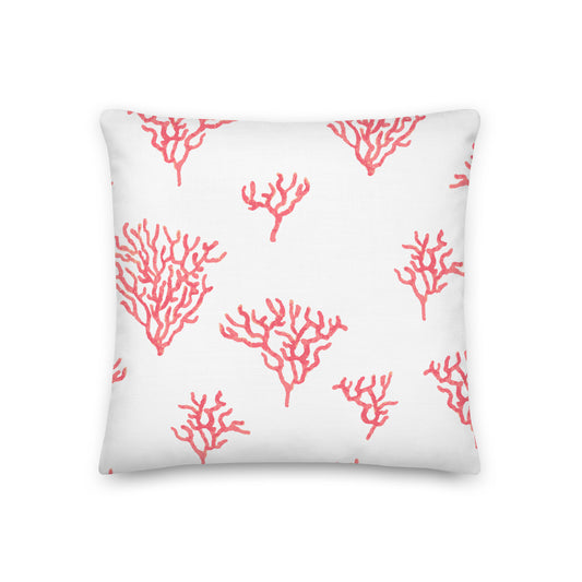 Coral Reef Premium Pillow- Soft or Linen