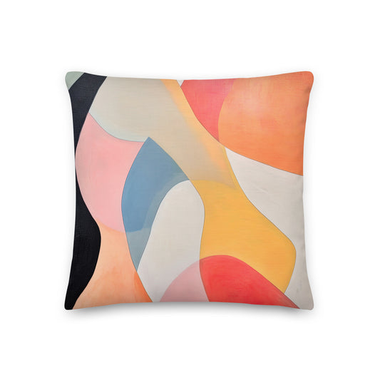 Geometric Harmony Premium Pillow- Soft or Linen