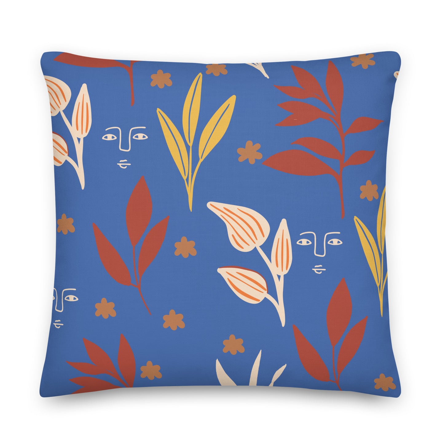 Blue Forest Pillow- Soft or Linen