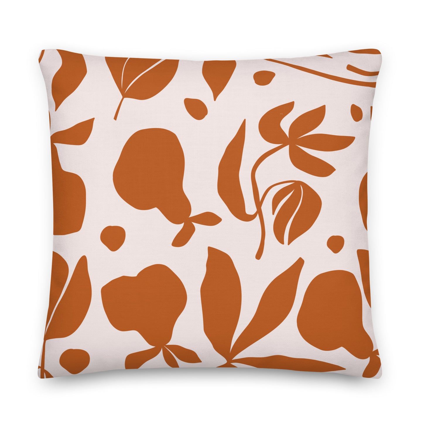 Groovy Floral Patterns Matisse Inspired Pillow - Soft or Linen