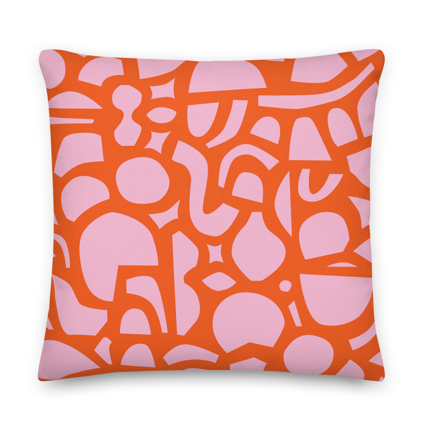 Contemporary Simple Geometric Shapes Pillow - Soft or Linen