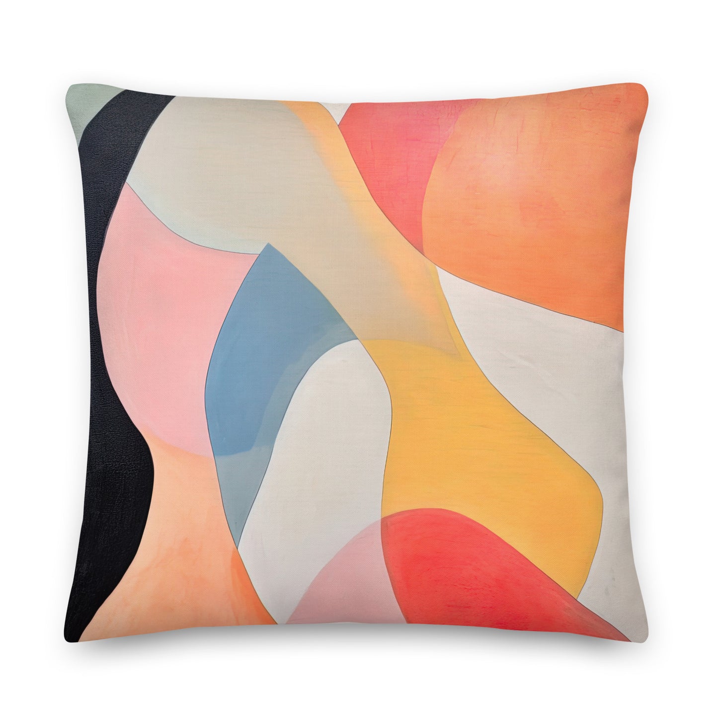 Geometric Harmony Premium Pillow- Soft or Linen