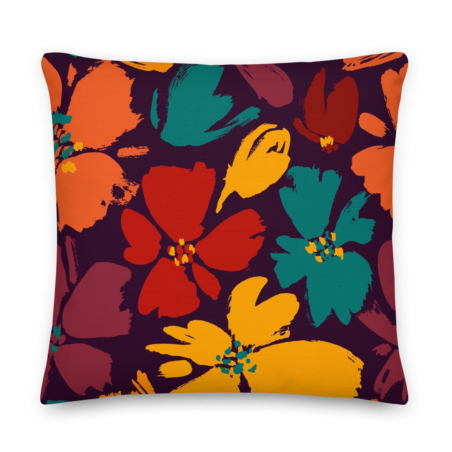 Fall Matisse Inspired Pillow- Soft or Linen