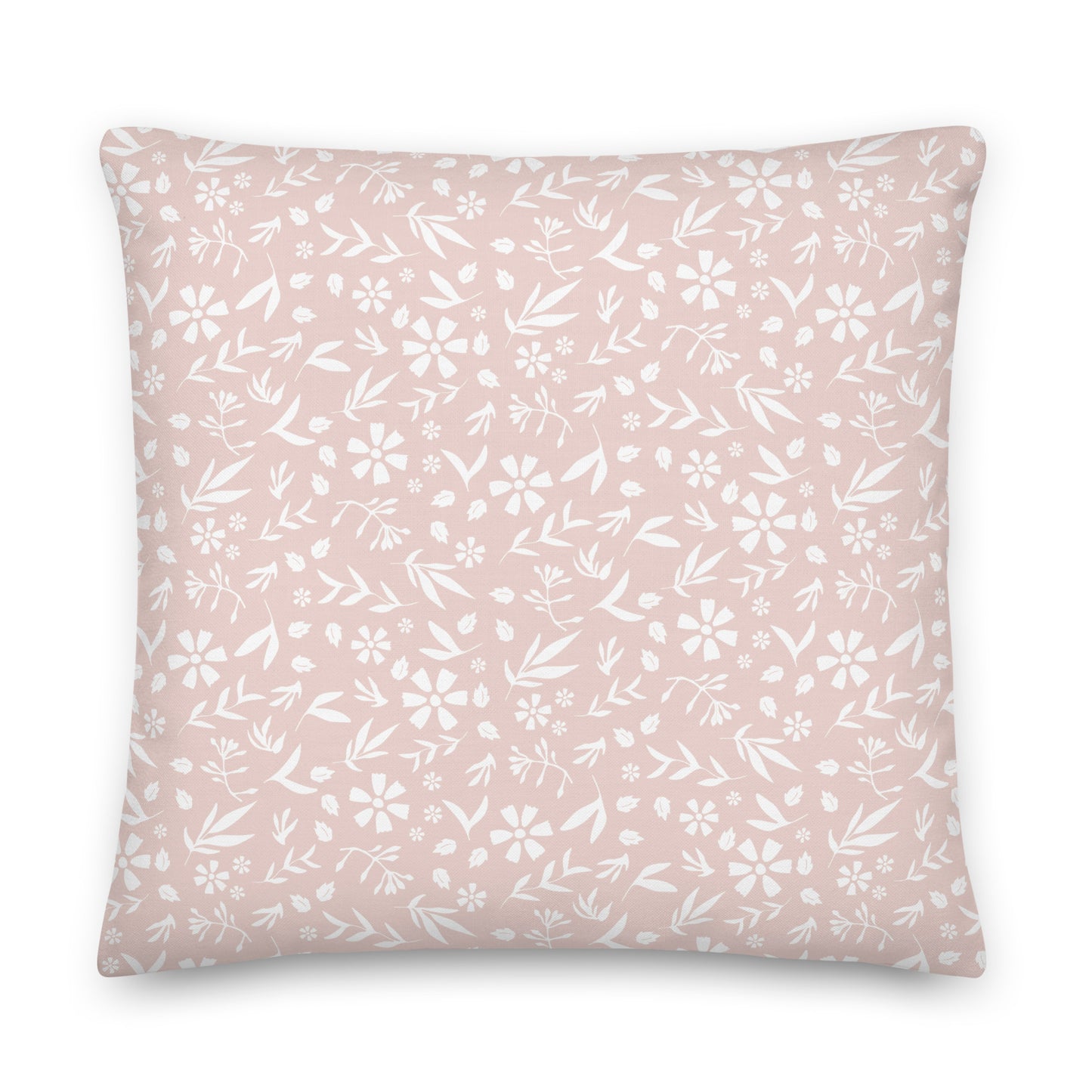 Modern botanical Floral Pattern Pillow- Soft or Linen