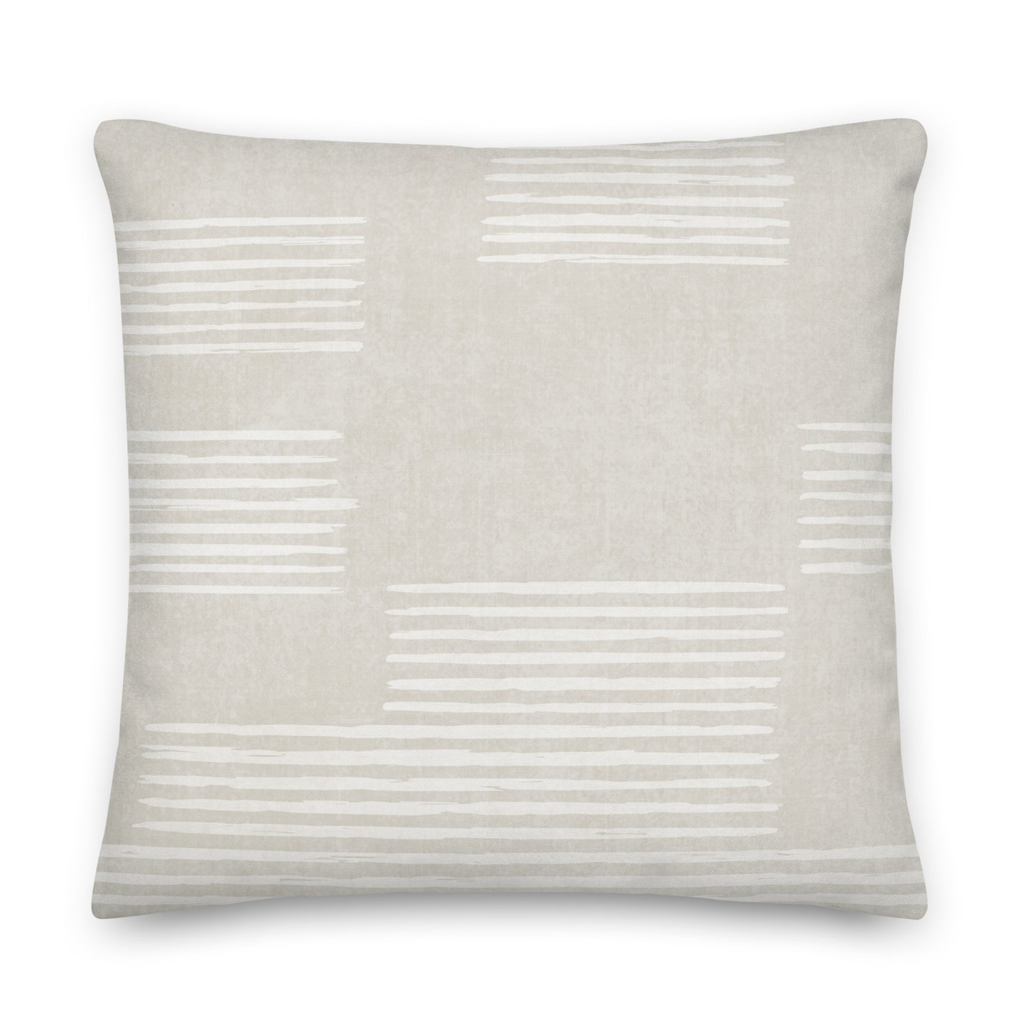 Abstract Hand Drawn Linen Pillow