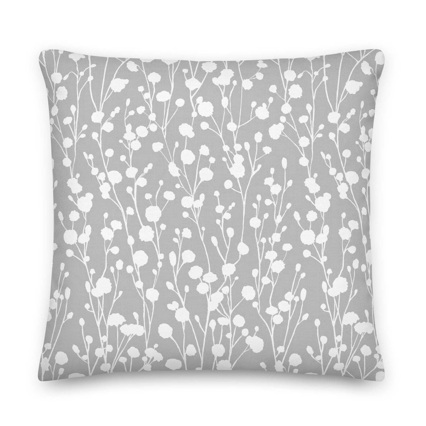 Calm Prairie Print Premium Pillow- Soft or Linen