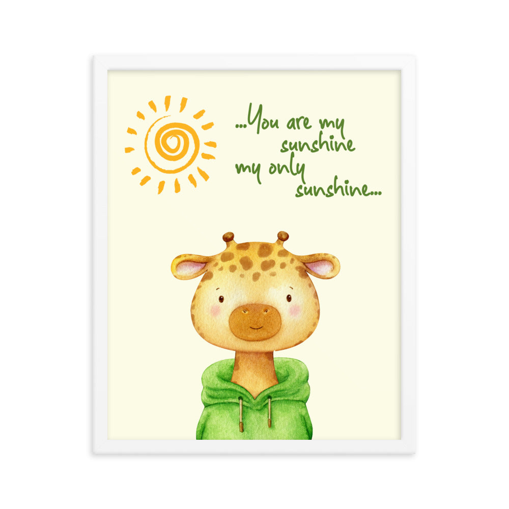 You are my sunshine prints framed poster 1 of 3