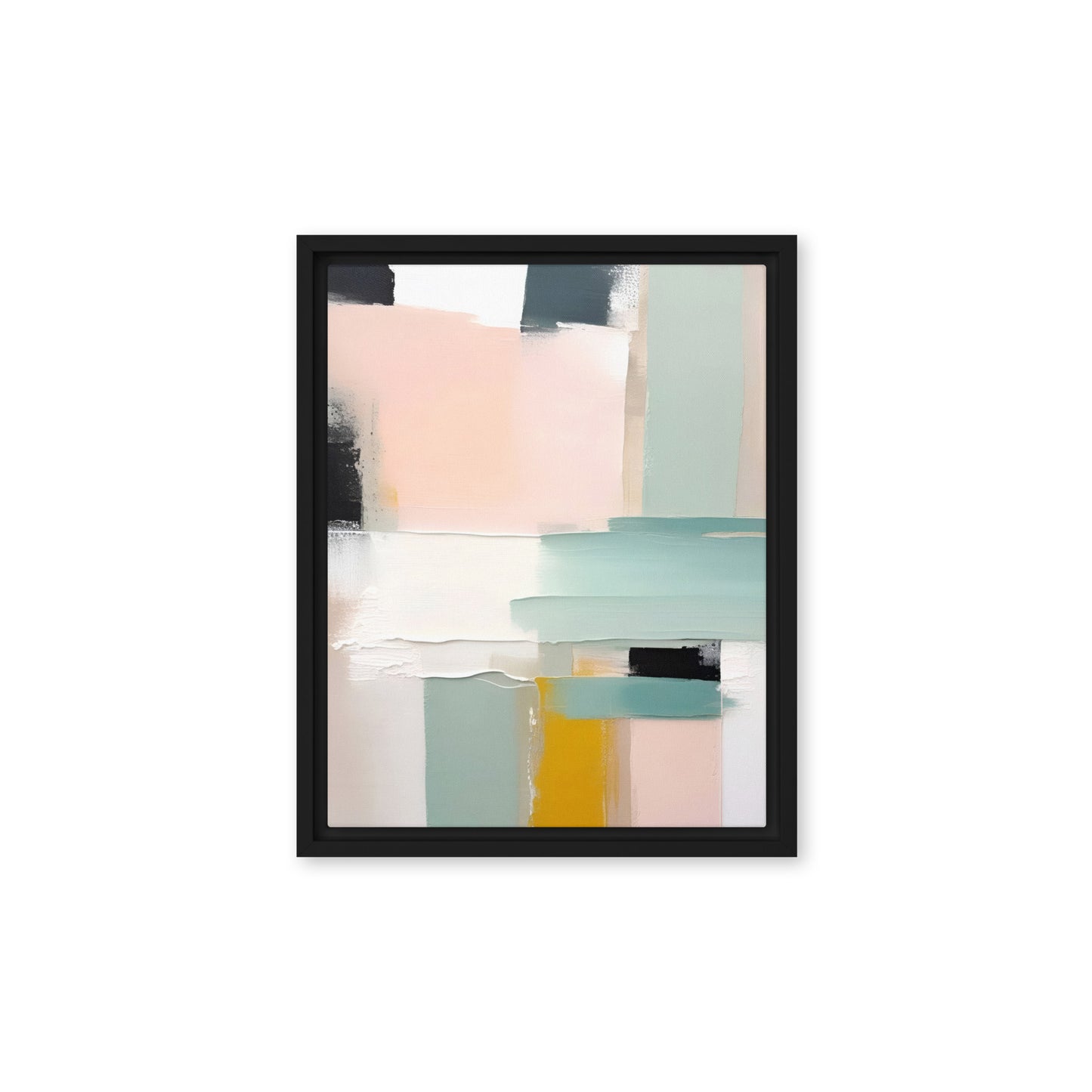 Tangible Emotions Abstract Framed canvas