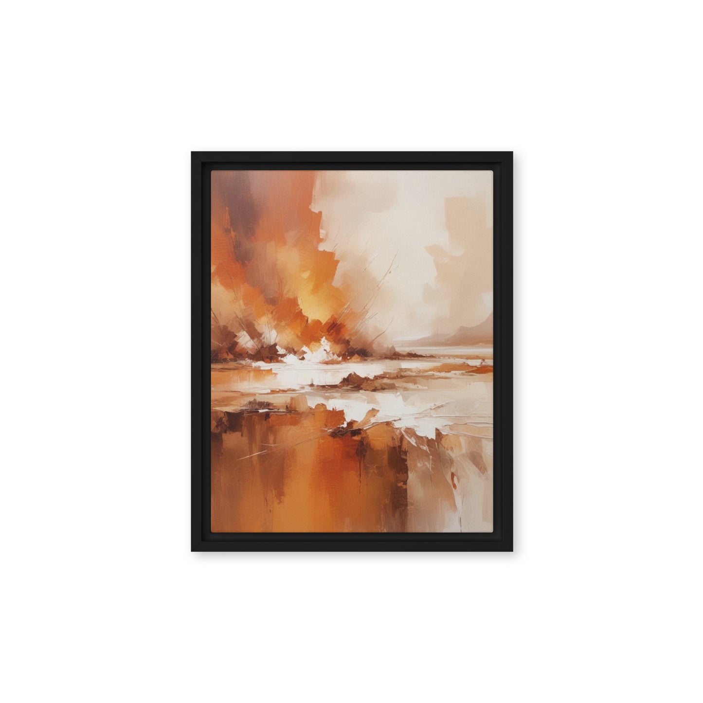 Infinite Horizons Abstract Framed canvas