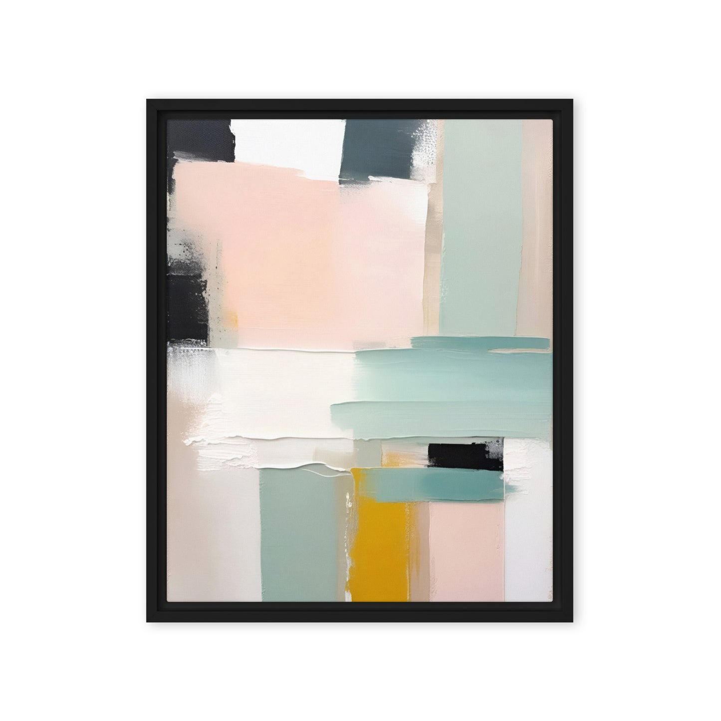 Tangible Emotions Abstract Framed canvas