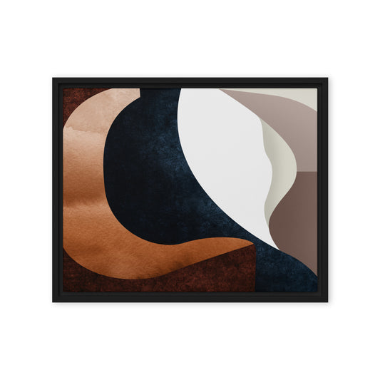 Dreamy Palette Abstract Framed Canvas