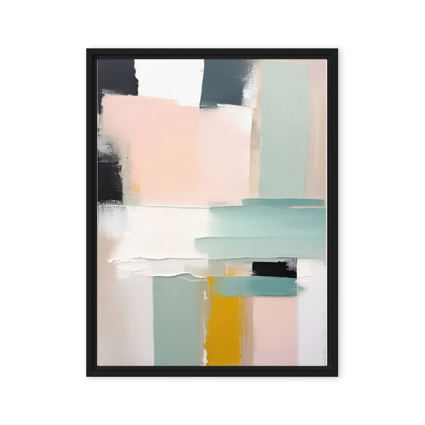 Tangible Emotions Abstract Framed canvas