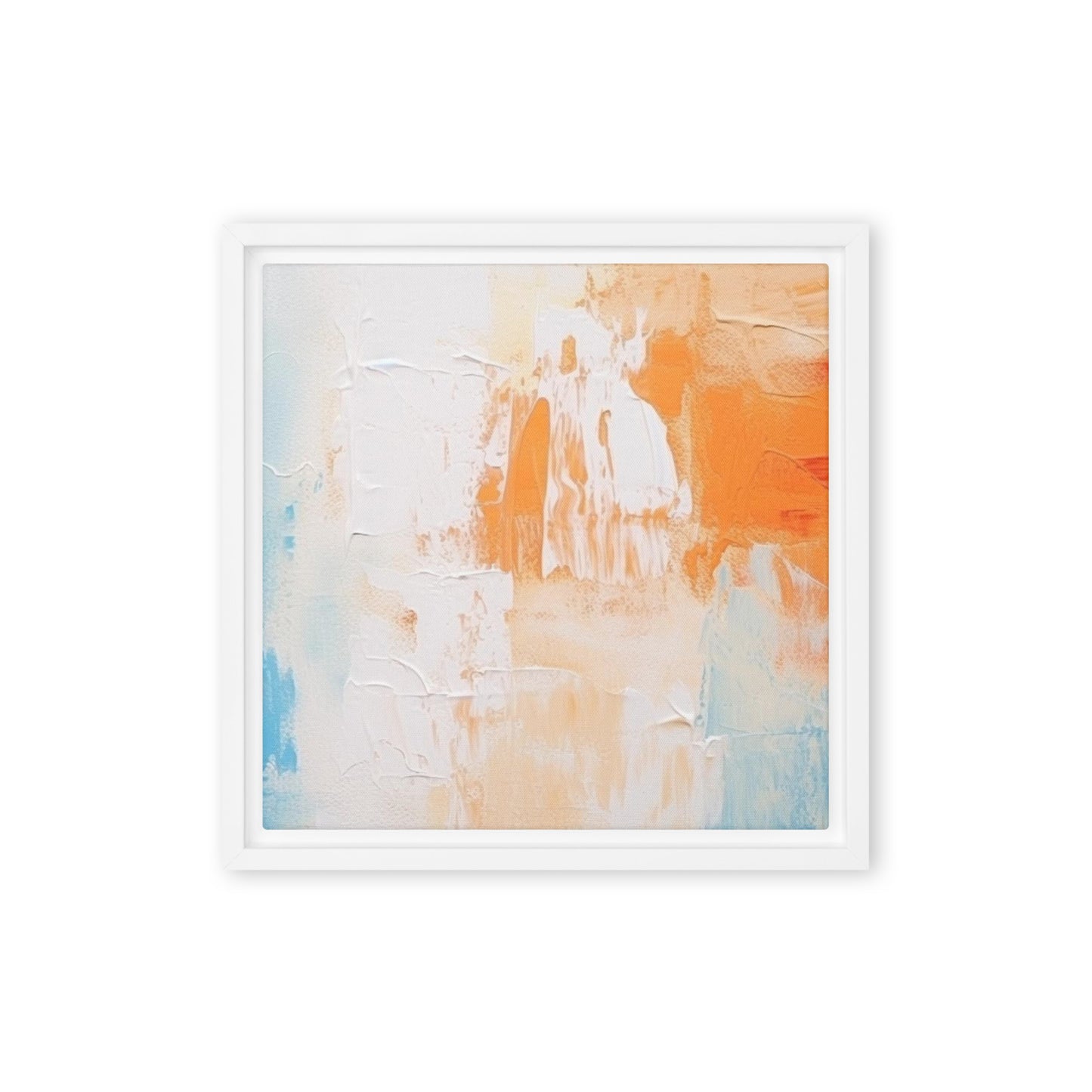 Vibrant Echoes abstract framed canvas- 2 of 2